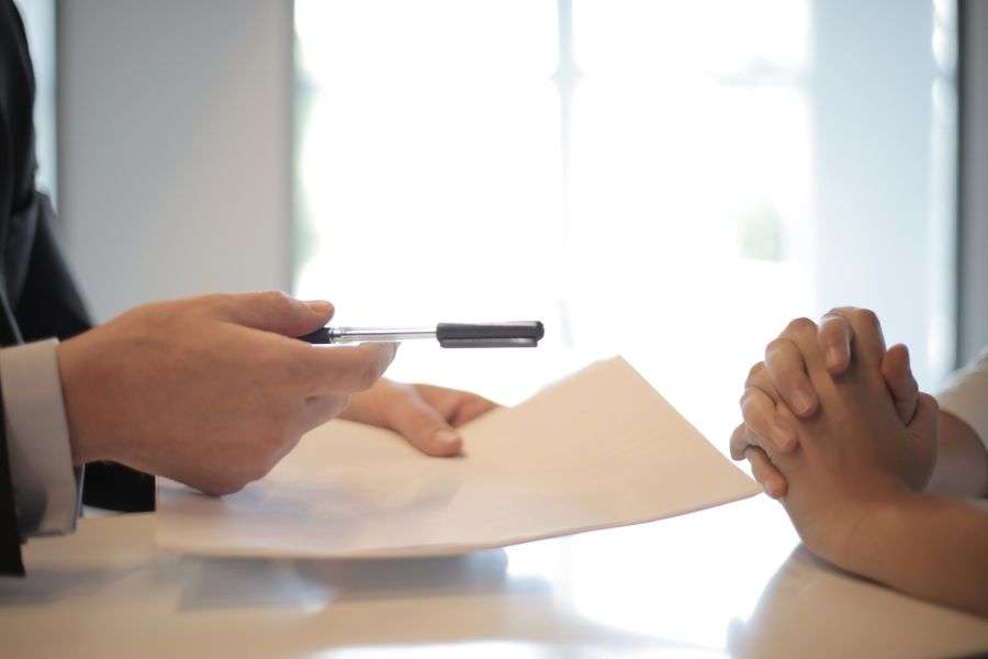 Business handshake