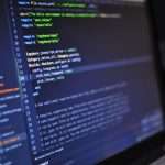 Code screen laptop