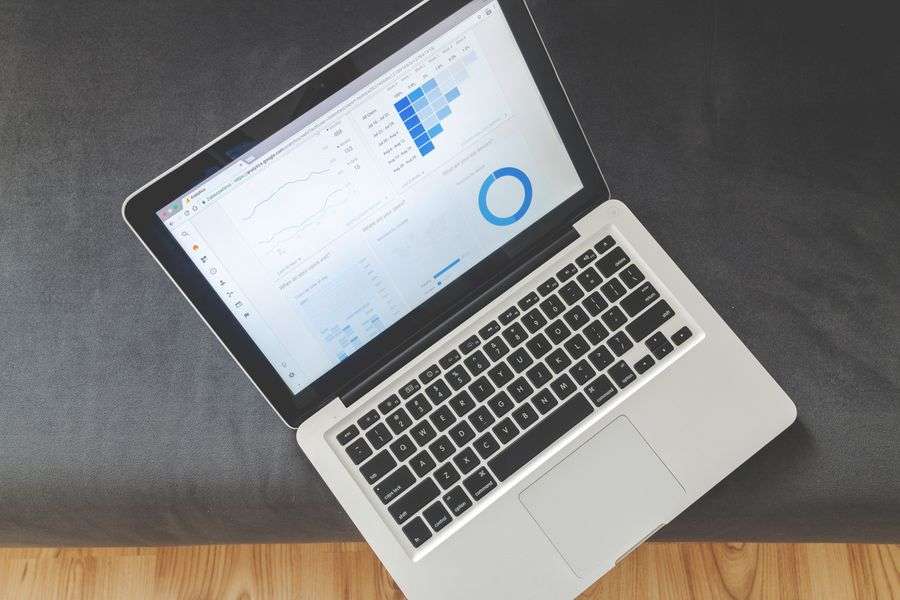 Laptop data dashboard