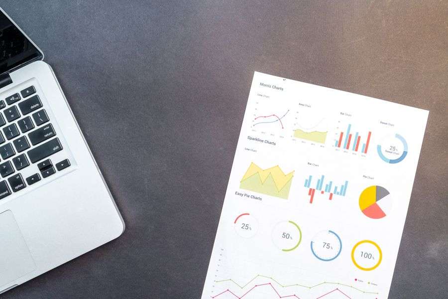 Marketing analytics laptop