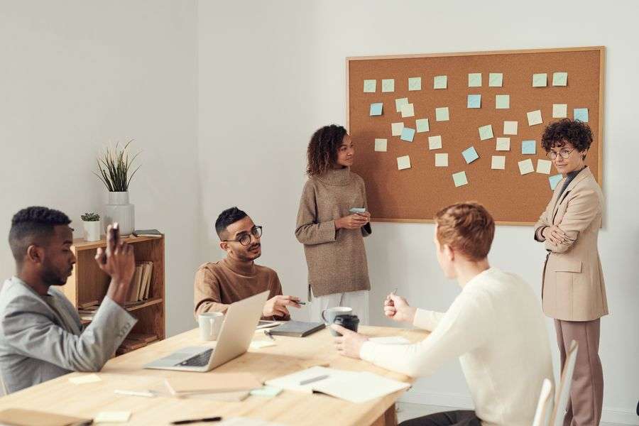 Marketing team office