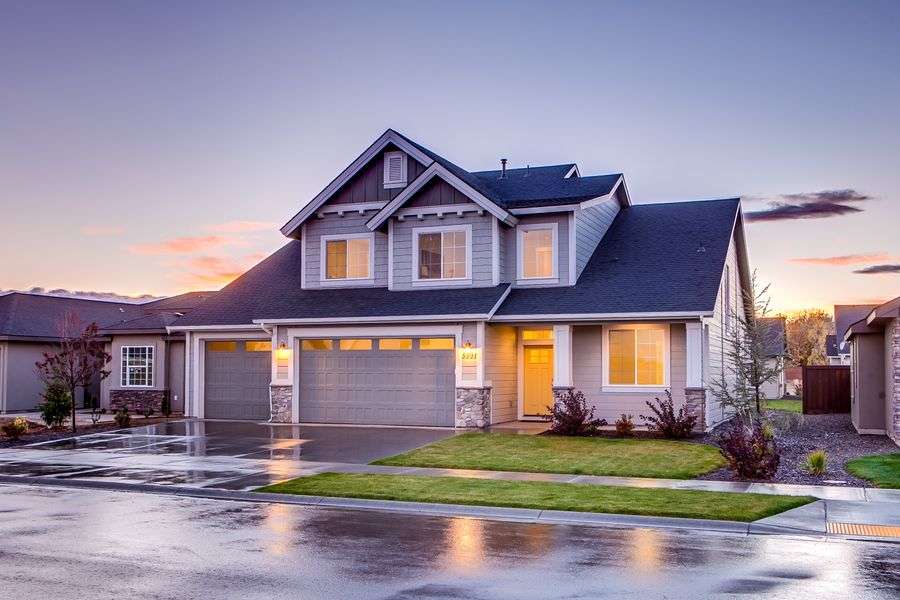 Modern house exterior