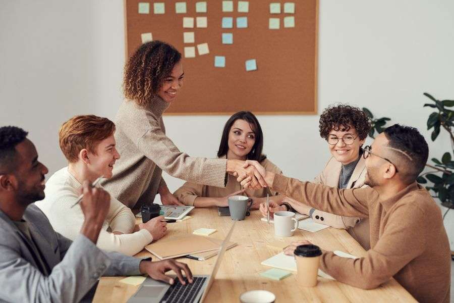 Team collaboration meeting