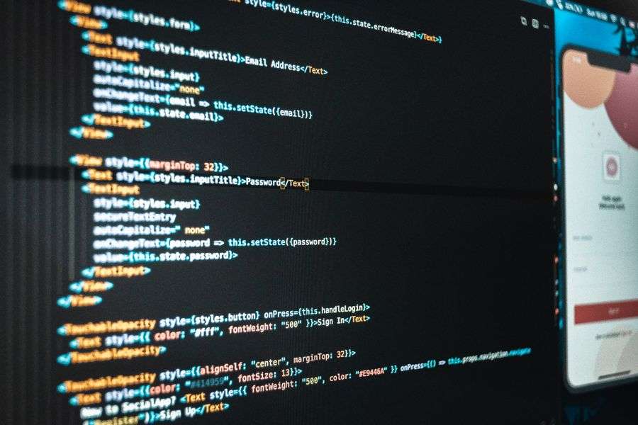 Web development laptop